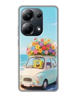 Чехол для Xiaomi POCO M6 Pro с картинкой «Автомобильное путешествие»