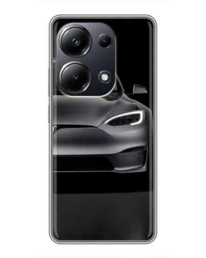 Чехол для Xiaomi POCO M6 Pro с картинкой «Tesla Model S Look»