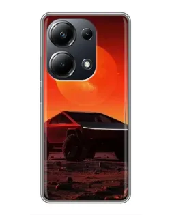 Чохол для Xiaomi POCO M6 Pro з картинкою «Cybertruck на Марсі» Чохол для Xiaomi POCO M6 Pro з картинкою «Cybertruck на Марсі»