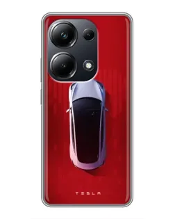 Чохол для Xiaomi POCO M6 Pro з картинкою «Tesla Top View» Чохол для Xiaomi POCO M6 Pro з картинкою «Tesla Top View»
