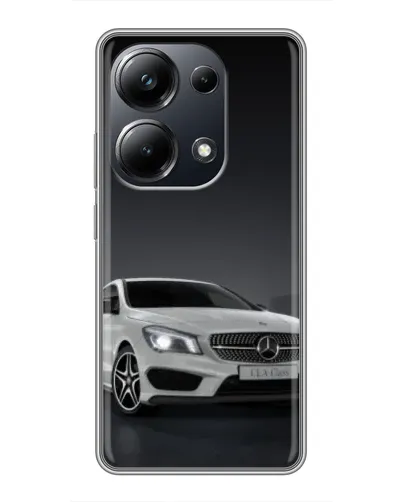Чехол для Xiaomi POCO M6 Pro с картинкой «Mercedes AMG GT Silver»