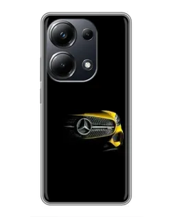Чехол для Xiaomi POCO M6 Pro с картинкой «Mercedes — ретро стиль»
