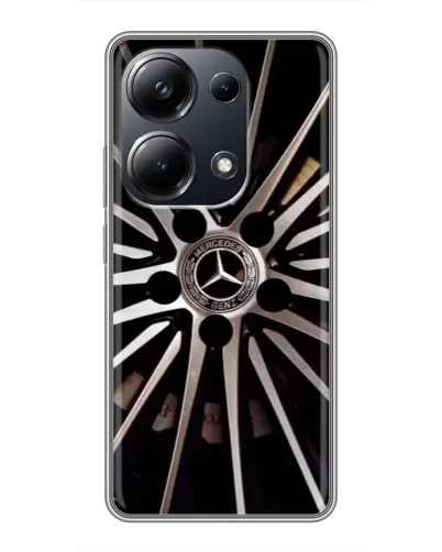 Чехол для Xiaomi POCO M6 Pro с картинкой «Диск Mercedes»