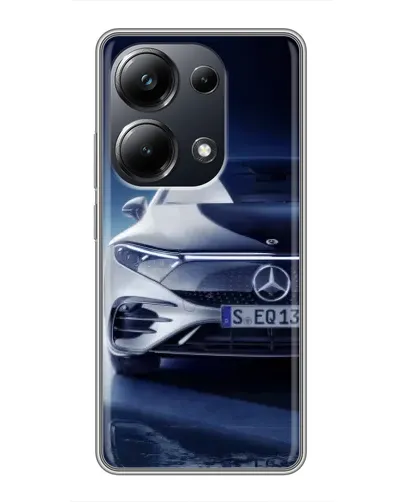 Чехол для Xiaomi POCO M6 Pro с картинкой «Mercedes EQ — будущее»