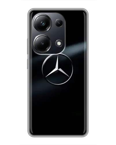Чехол для Xiaomi POCO M6 Pro с картинкой «Mercedes на металле» Чехол для Xiaomi POCO M6 Pro с картинкой «Mercedes на металле»