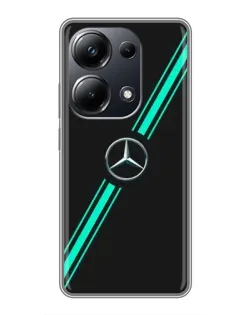 Чехол для Xiaomi POCO M6 Pro с картинкой «Спортивные линии Mercedes» Чехол для Xiaomi POCO M6 Pro с картинкой «Спортивные линии Mercedes»