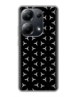 Чехол для Xiaomi POCO M6 Pro с картинкой «Mercedes паттерн звезд» Чехол для Xiaomi POCO M6 Pro с картинкой «Mercedes паттерн звезд»