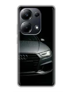 Чохол для Xiaomi POCO M6 Pro з картинкою «Audi — деталізація кузова» Чохол для Xiaomi POCO M6 Pro з картинкою «Audi — деталізація кузова»