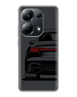 Чехол для Xiaomi POCO M6 Pro с картинкой «Задняя часть Audi — арт» Чехол для Xiaomi POCO M6 Pro с картинкой «Задняя часть Audi — арт»
