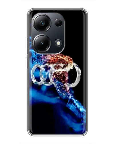 Чехол для Xiaomi POCO M6 Pro с картинкой «Энергия лого Audi»