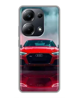 Чехол для Xiaomi POCO M6 Pro с картинкой «Audi RS — красный стиль» Чехол для Xiaomi POCO M6 Pro с картинкой «Audi RS — красный стиль»