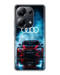 Чехол для Xiaomi POCO M6 Pro с картинкой «Audi Sport — неон» Чехол для Xiaomi POCO M6 Pro с картинкой «Audi Sport — неон»