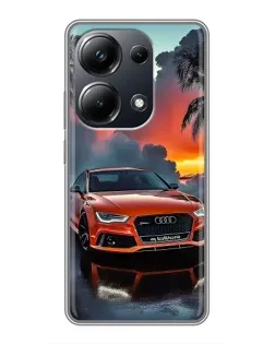 Чехол для Xiaomi POCO M6 Pro с картинкой «Audi — закат» Чехол для Xiaomi POCO M6 Pro с картинкой «Audi — закат»