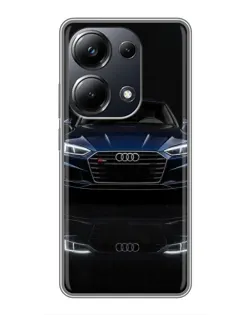 Чехол для Xiaomi POCO M6 Pro с картинкой «Audi — ночное отражение» Чехол для Xiaomi POCO M6 Pro с картинкой «Audi — ночное отражение»