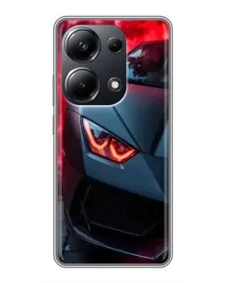 Чохол для Xiaomi POCO M6 Pro з картинкою «Lamborghini червоне сяйво» Чохол для Xiaomi POCO M6 Pro з картинкою «Lamborghini червоне сяйво»