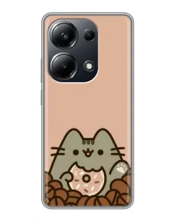 Чохол для Xiaomi POCO M6 Pro з картинкою «Кавовий Пушин» Чохол для Xiaomi POCO M6 Pro з картинкою «Кавовий Пушин»