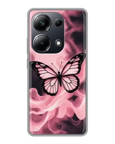 Чехол для Xiaomi POCO M6 Pro с картинкой «Бабочка в дыму» Чехол для Xiaomi POCO M6 Pro с картинкой «Бабочка в дыму»