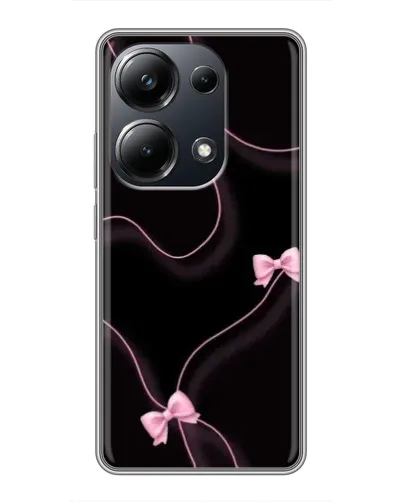 Чехол для Xiaomi POCO M6 Pro с картинкой «Розовые ленты» Чехол для Xiaomi POCO M6 Pro с картинкой «Розовые ленты»