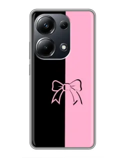Чехол для Xiaomi POCO M6 Pro с картинкой «Половинки банта»