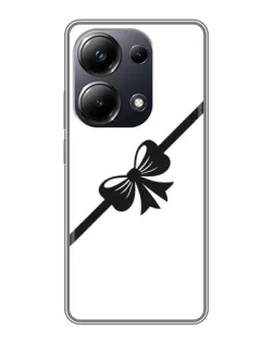 Чехол для Xiaomi POCO M6 Pro с картинкой «Диагональный бант»