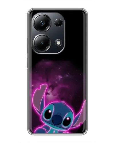 Чехол для Xiaomi POCO M6 Pro с картинкой «Неоновый Stitch»