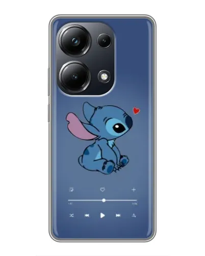 Чехол для Xiaomi POCO M6 Pro с картинкой «Музыкальный Stitch»