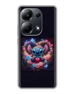 Чохол для Xiaomi POCO M6 Pro з картинкою «Stitch у квітах» Чохол для Xiaomi POCO M6 Pro з картинкою «Stitch у квітах»