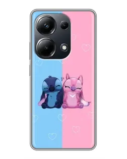 Чохол для Xiaomi POCO M6 Pro з картинкою «Stitch та Angel Love» Чохол для Xiaomi POCO M6 Pro з картинкою «Stitch та Angel Love»