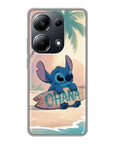 Чехол для Xiaomi POCO M6 Pro с картинкой «Стич на серфе»