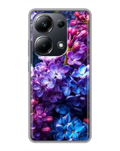 Чехол для Xiaomi POCO M6 Pro с картинкой «Сиреневый цвет»