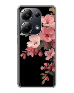 Чехол для Xiaomi POCO M6 Pro с картинкой «Розовая ветка сакуры»