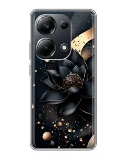 Чехол для Xiaomi POCO M6 Pro с картинкой «Черный лотос»