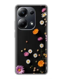 Чехол для Xiaomi POCO M6 Pro с картинкой «Цветочная композиция»