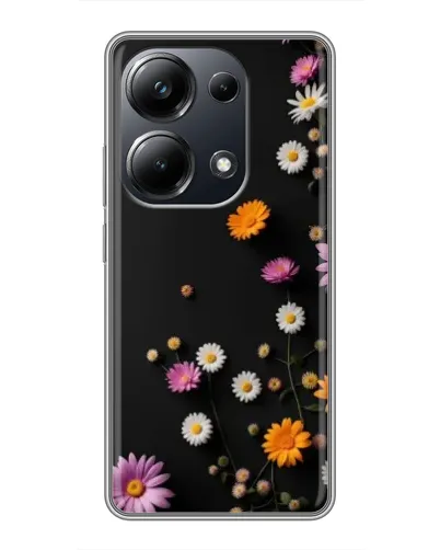 Чехол для Xiaomi POCO M6 Pro с картинкой «Цветочная композиция»