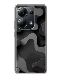 Чохол для Xiaomi POCO M6 Pro з картинкою «Темний абстрактний камуфляж» Чохол для Xiaomi POCO M6 Pro з картинкою «Темний абстрактний камуфляж»