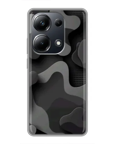 Чехол для Xiaomi POCO M6 Pro с картинкой «Темный абстрактный камуфляж» Чехол для Xiaomi POCO M6 Pro с картинкой «Темный абстрактный камуфляж»