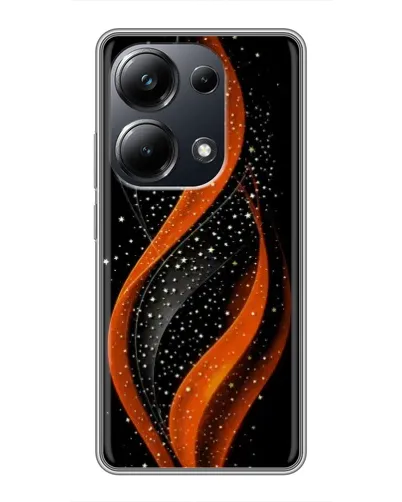 Чехол для Xiaomi POCO M6 Pro с картинкой «Огненная звездная волна» Чехол для Xiaomi POCO M6 Pro с картинкой «Огненная звездная волна»