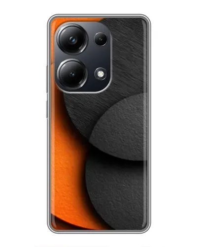 Чехол для Xiaomi POCO M6 Pro с картинкой «Геометрия оранжевых кругов» Чехол для Xiaomi POCO M6 Pro с картинкой «Геометрия оранжевых кругов»