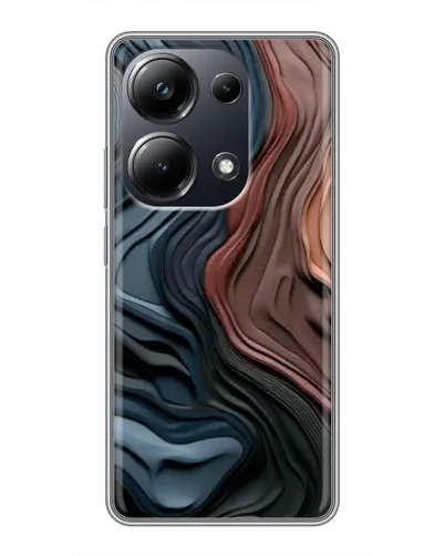 Чехол для Xiaomi POCO M6 Pro с картинкой «Цветные волны каньона» Чехол для Xiaomi POCO M6 Pro с картинкой «Цветные волны каньона»