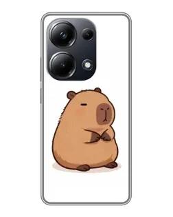 Чохол для Xiaomi POCO M6 Pro з картинкою «Товстенька капібара»