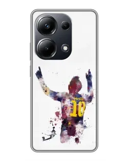 Чехол для Xiaomi POCO M6 Pro с картинкой «Акварельный Месси Барселона» Чехол для Xiaomi POCO M6 Pro с картинкой «Акварельный Месси Барселона»