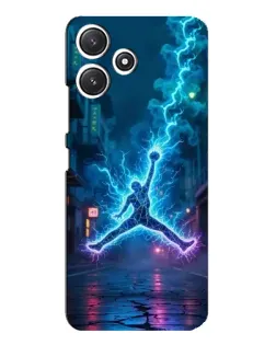Чехол для Xiaomi POCO M6 с картинкой «Jordan Gold Jumpman»