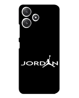 Чехол для Xiaomi POCO M6 с картинкой «Jordan White Logo»