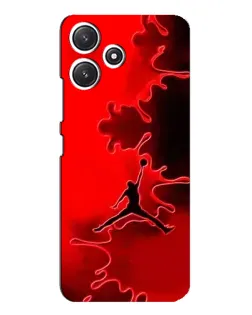 Чехол для Xiaomi POCO M6 с картинкой «Jordan Red Smoke»