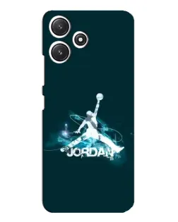 Чехол для Xiaomi POCO M6 с картинкой «Jordan Blue Fire»