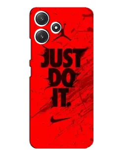 Чехол для Xiaomi POCO M6 с картинкой «Nike Just Do It»