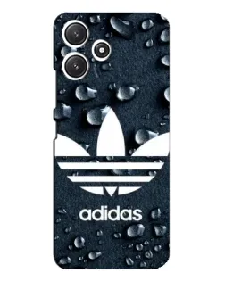 Чехол для Xiaomi POCO M6 с картинкой «Adidas Trefoil Blue»