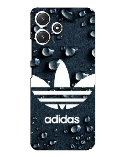 Чехол для Xiaomi POCO M6 с картинкой «Adidas Trefoil Blue»