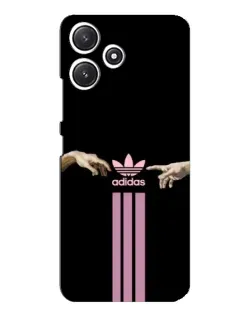 Чехол для Xiaomi POCO M6 с картинкой «Adidas Hands»