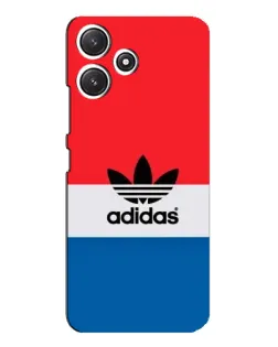 Чехол для Xiaomi POCO M6 с картинкой «Ретро блоки Adidas»